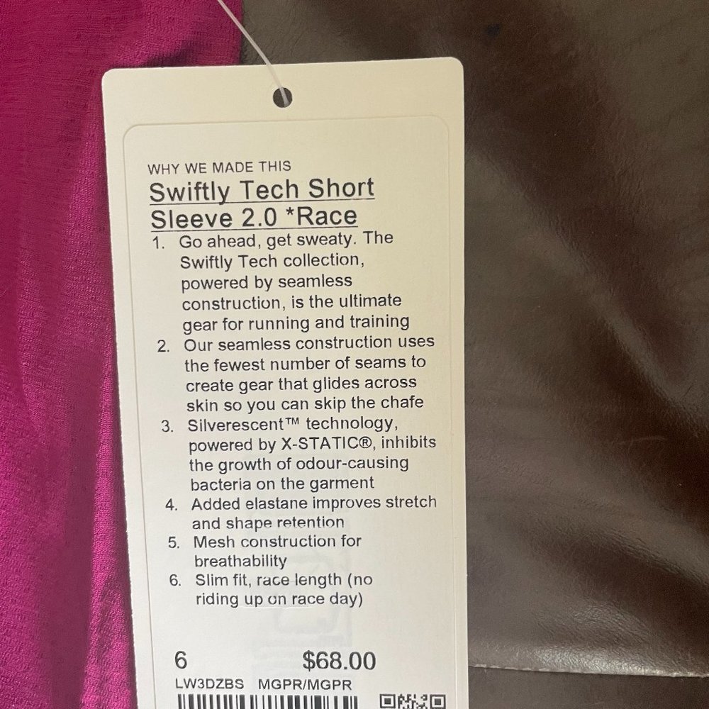 lululemon athletica running shirt